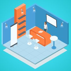 Come funziona il noleggio di uno stand fieristico